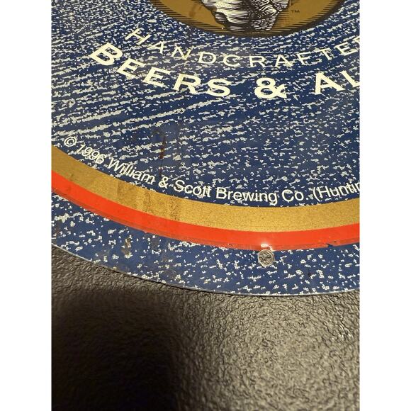 Rhino Chasers Handcrafted Beer & Ales 1996 Tin Beer Sign Vintage Beer Sign - Picture 4 of 10